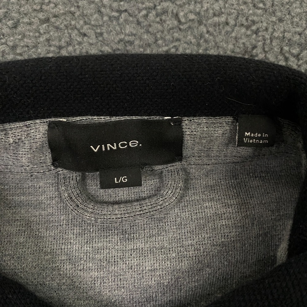 $348 Vince Double-Knit Cotton-Blend Piqué Shirt Jacket Mens Large - Picture 3 of 11